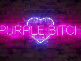 Cosplay jauns sieviete ir pirmais porno ar a fan līdz purple palaistuve