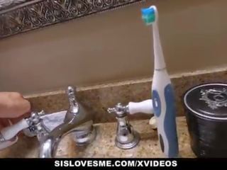 SisLovesMe - glorious Stepsis Fucked In Bathroom